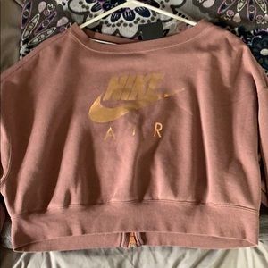 Crop top sweatshirt